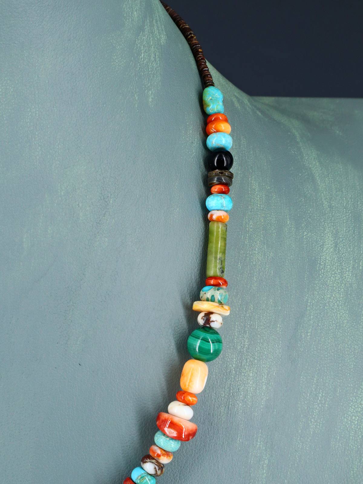 Native American Jewelry Multi Stone Necklace