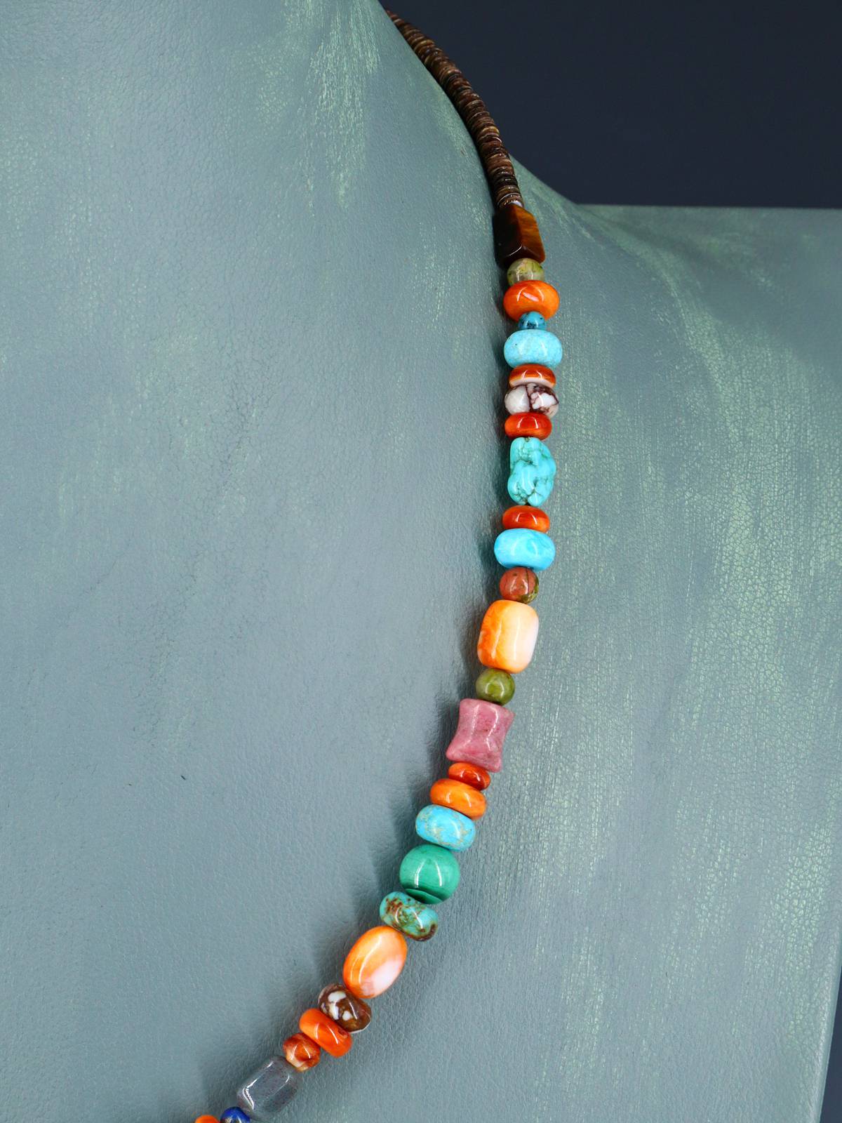 Native American Jewelry Multi Stone Necklace