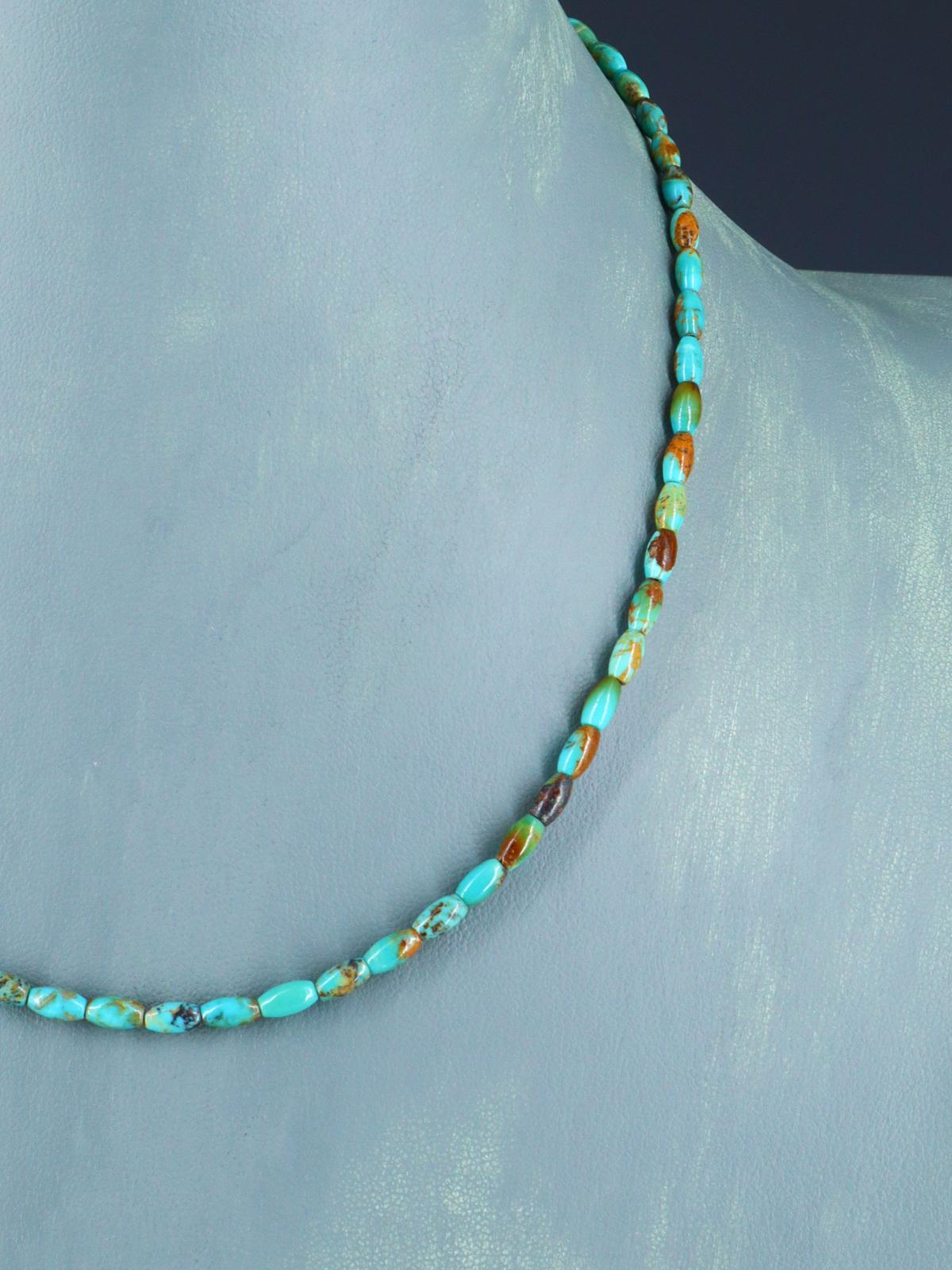 Bijoux amérindiens Collier Turquoise et Heishi