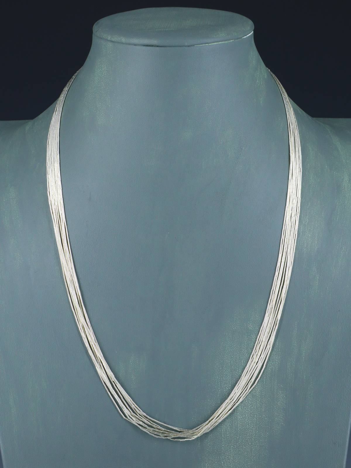 20" Ten Strand Liquid Silver Necklace - PuebloDirect.com