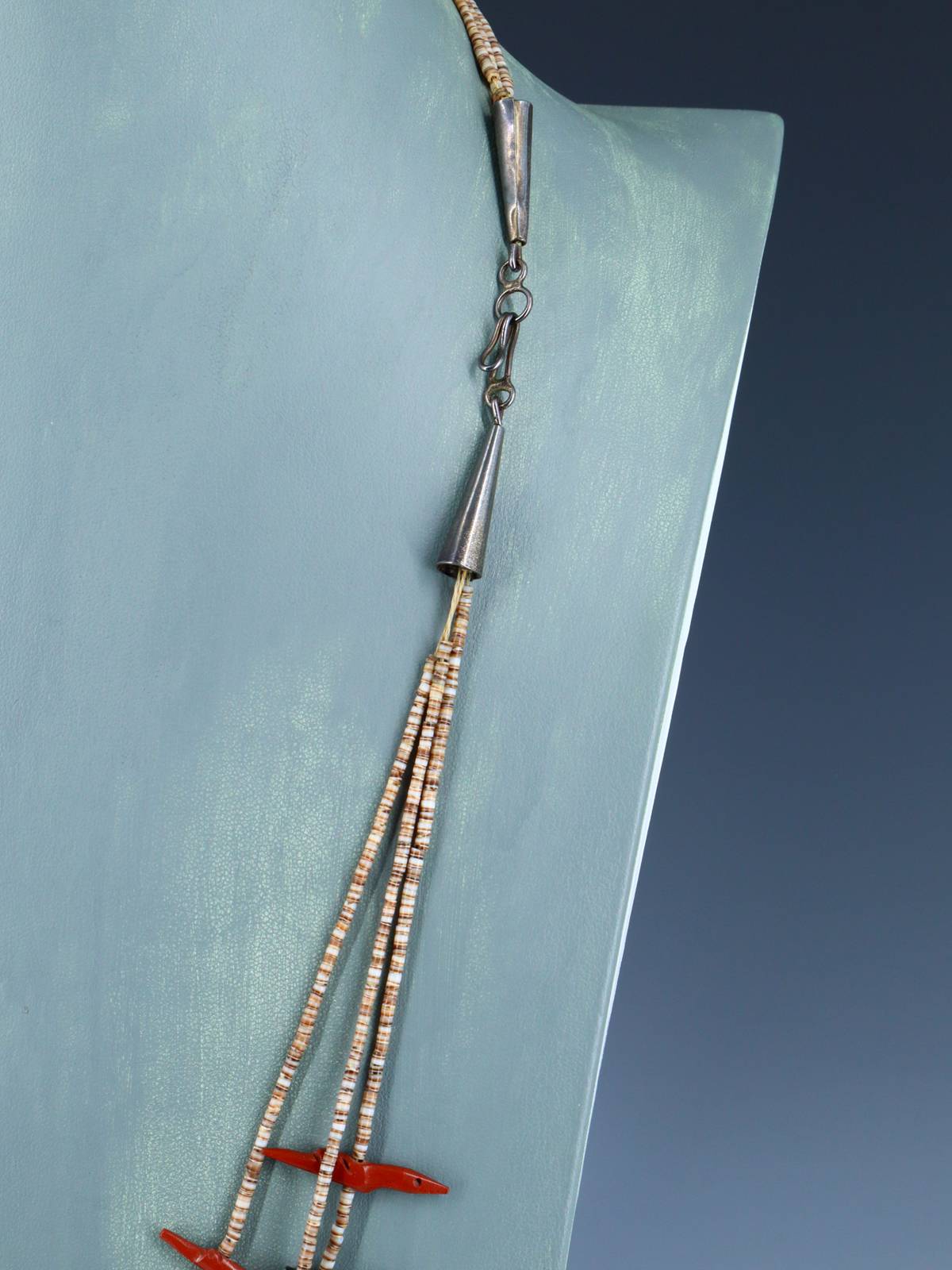 Vintage Estate Triple Strand Zuni Fetish Necklace - PuebloDirect.com