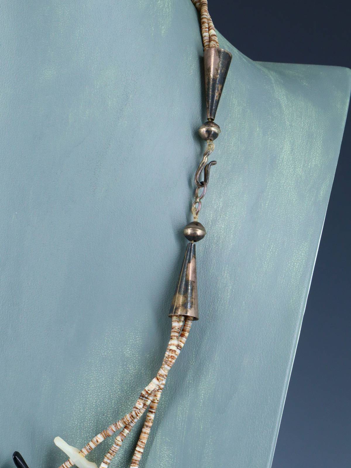 Vintage Estate Triple Strand Fetish Necklace - PuebloDirect.com