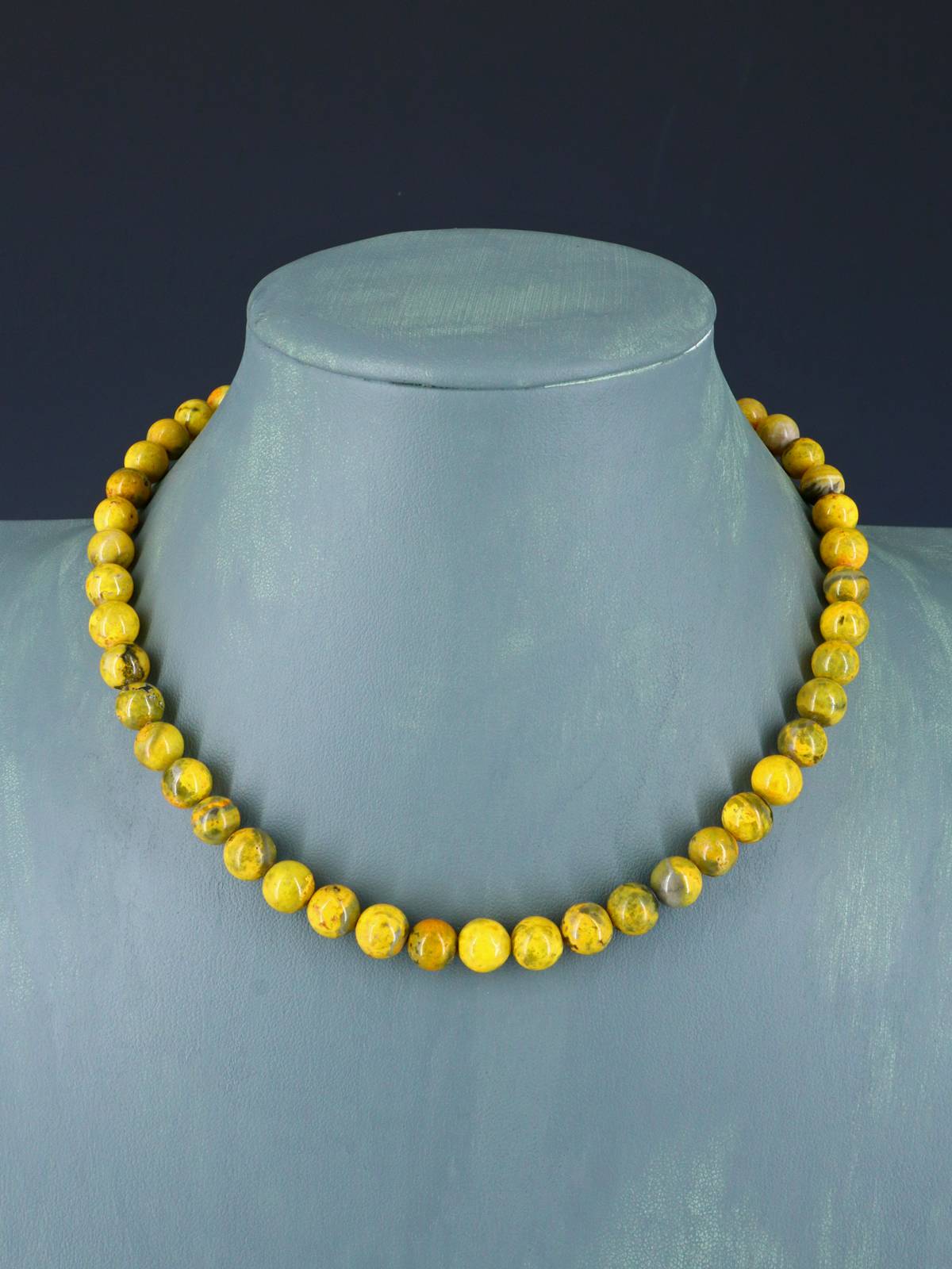 Bijoux amérindiens Collier simple brin d’huître épineuse et turquoise