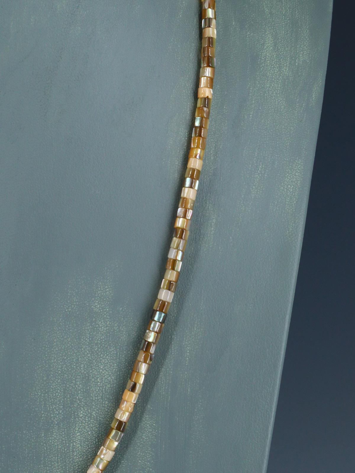 Native American Jewelry Single Strand Abalone Necklace - PuebloDirect.com