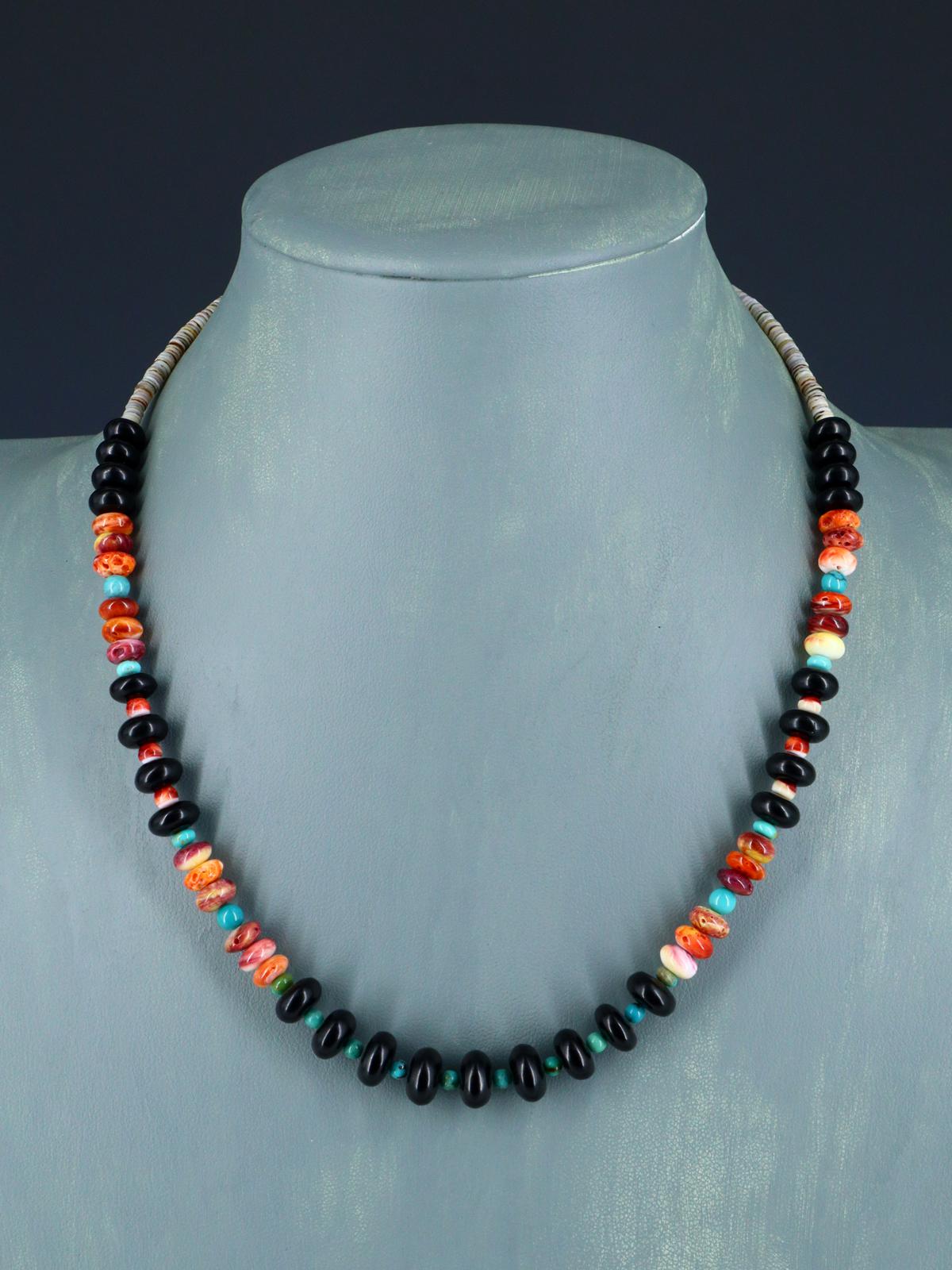 Native American Jewelry Multi Stone Necklace - PuebloDirect.com