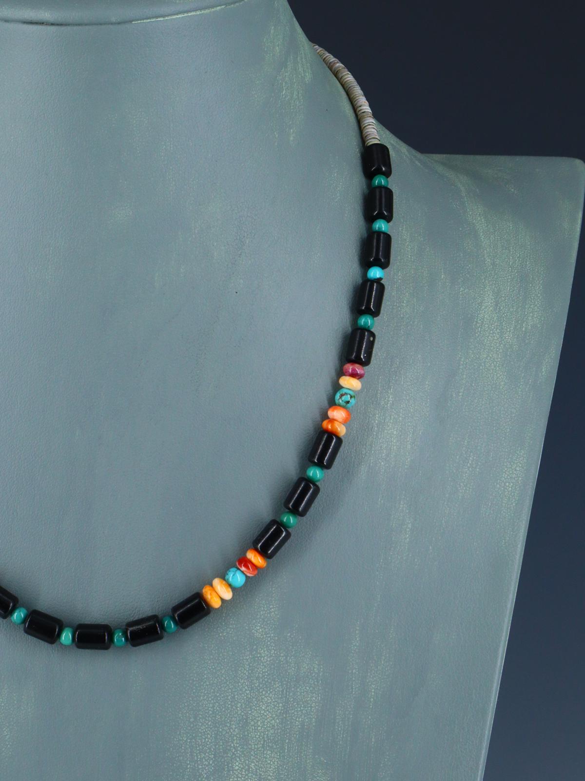 Native American Jewelry Multi Stone Necklace - PuebloDirect.com