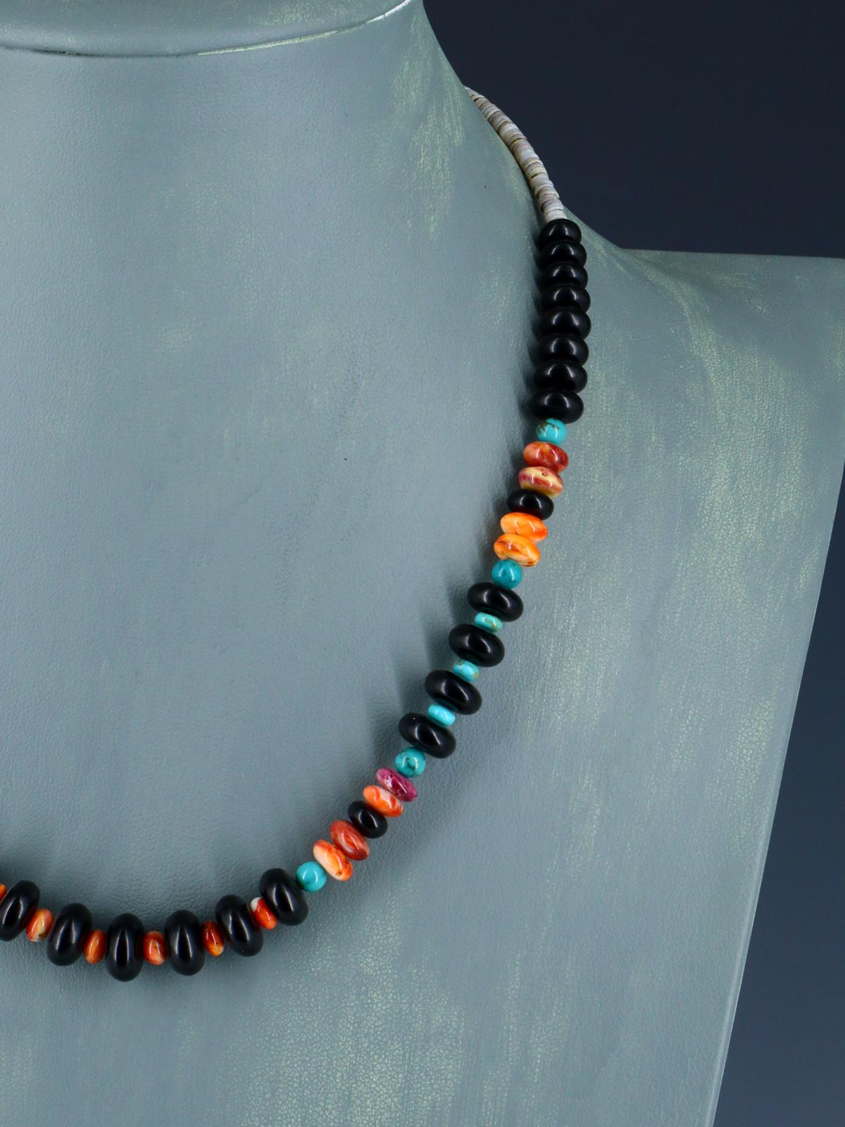 Native American Jewelry Multi Stone Necklace - PuebloDirect.com
