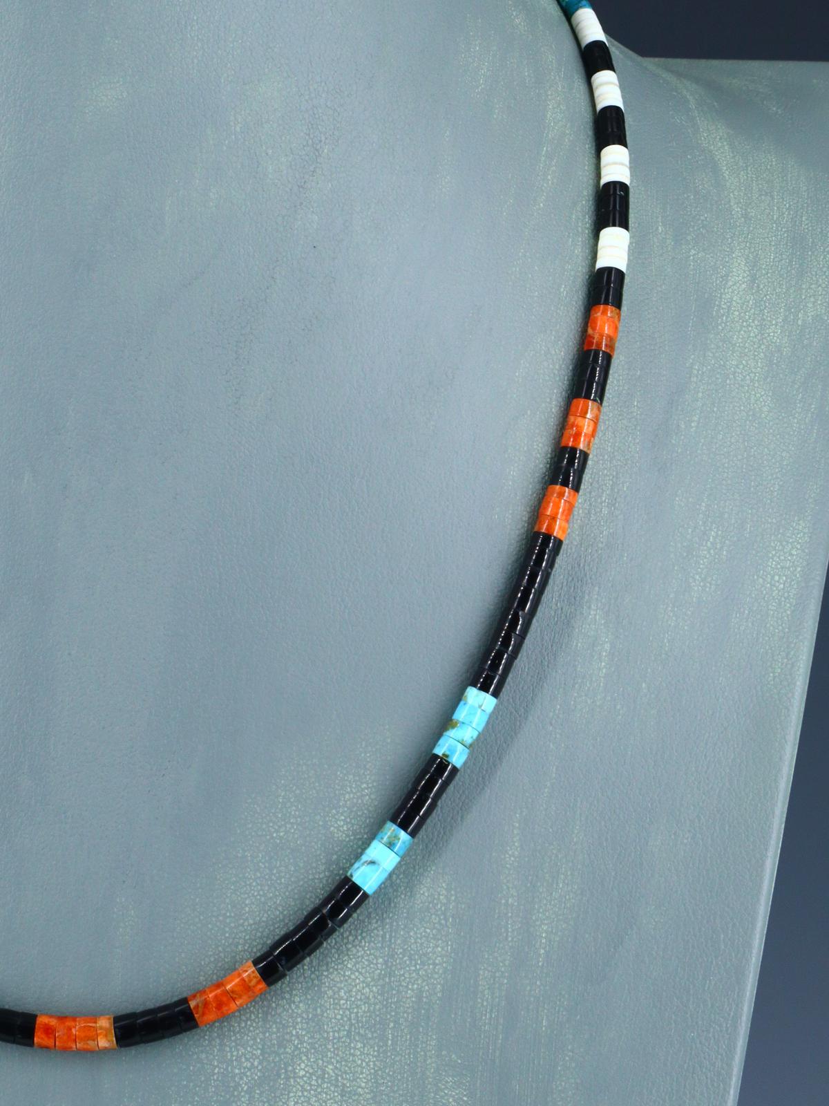 20" Native American Indian Santo Domingo Heishi Necklace