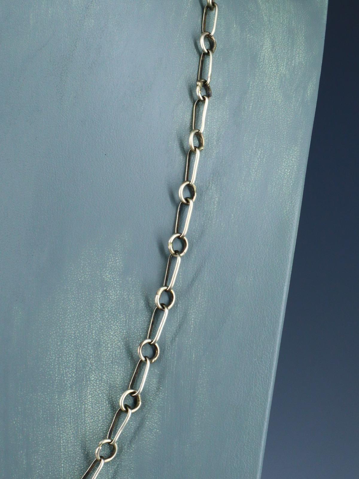 24" Handmade Sterling Silver Link Chain Necklace