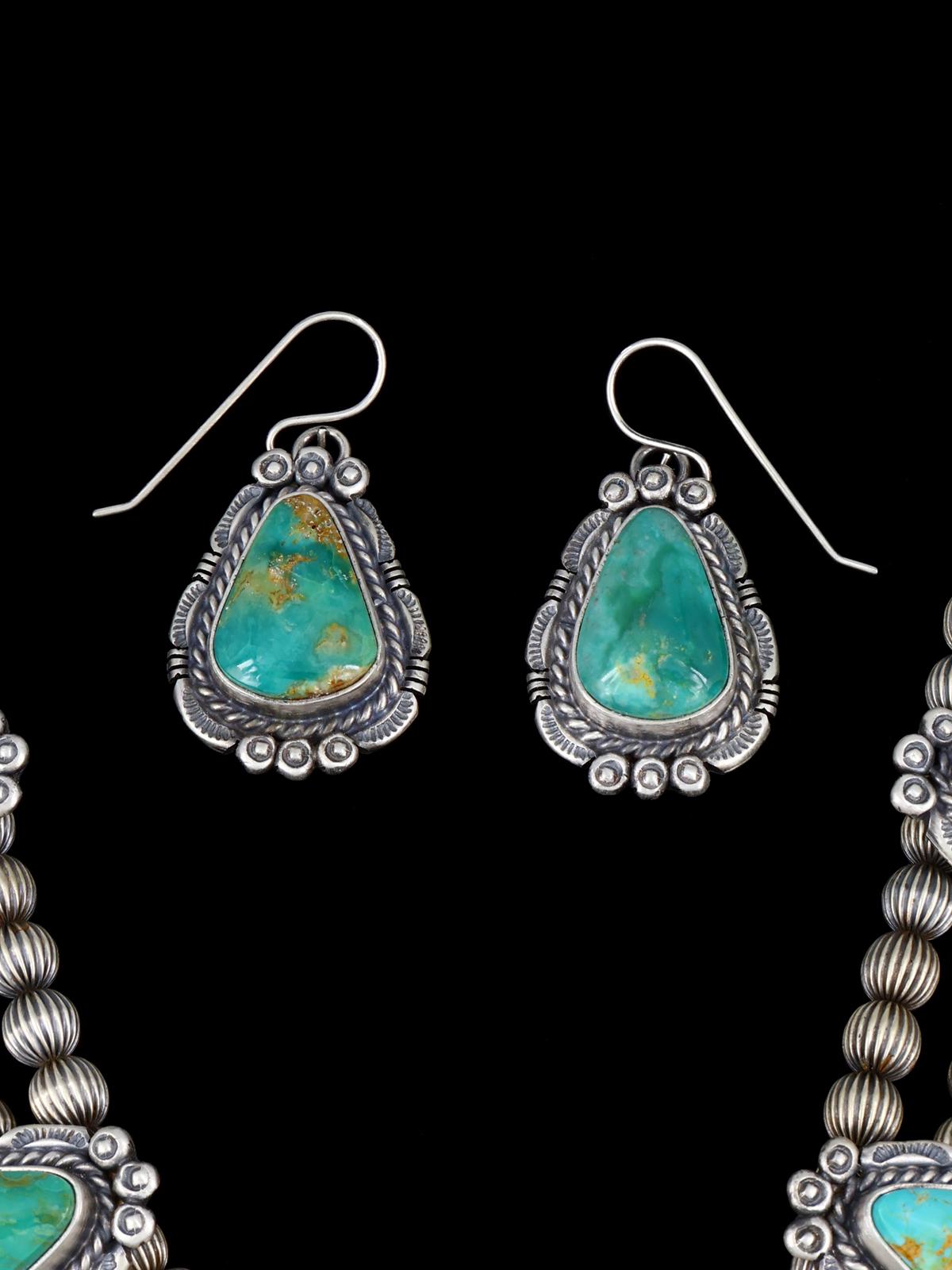 Navajo Jewelry Royston Turquoise Necklace and Earrings Set