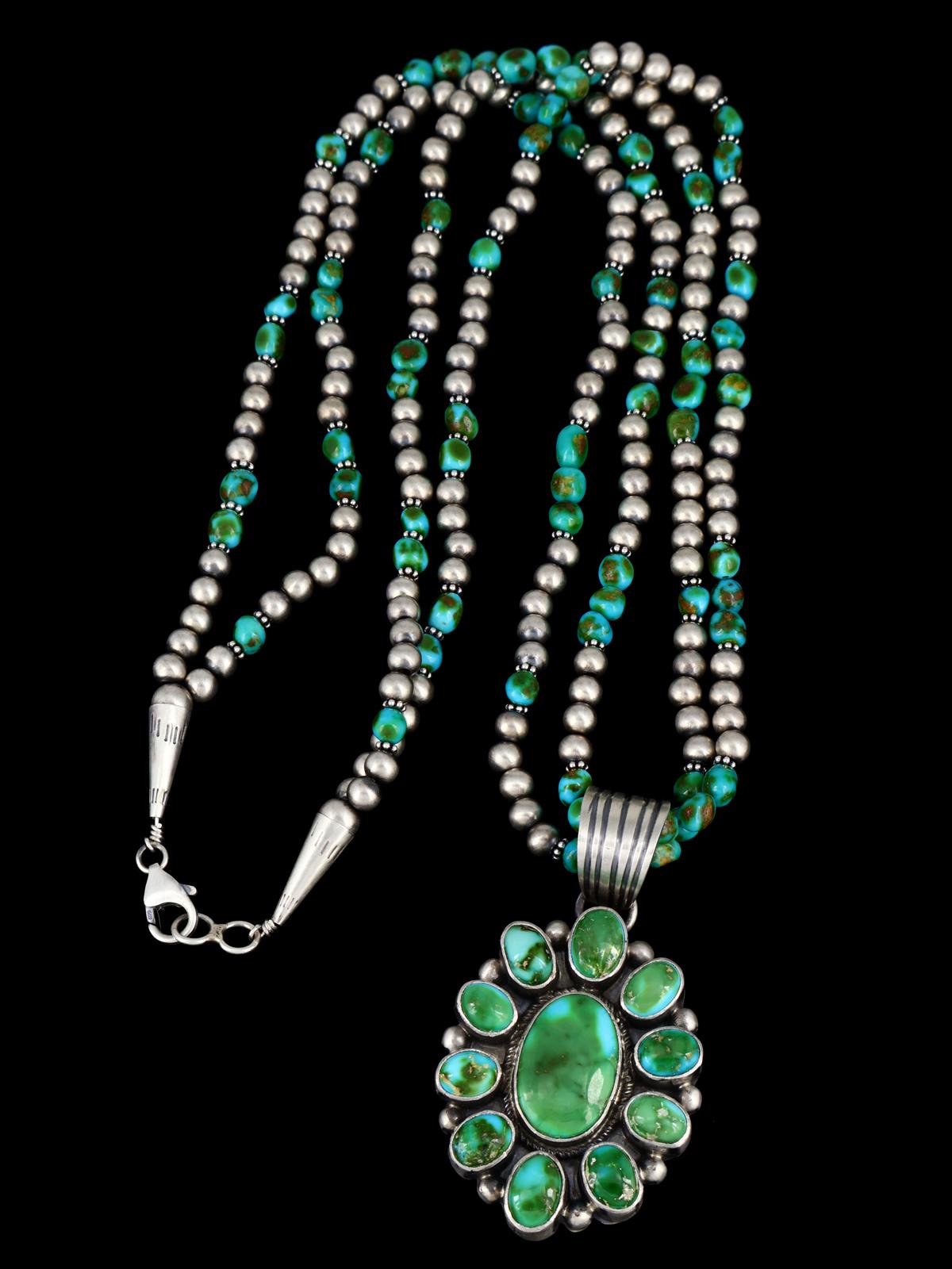 Native American Jewelry Sonoran Gold Beaded Cluster Necklace