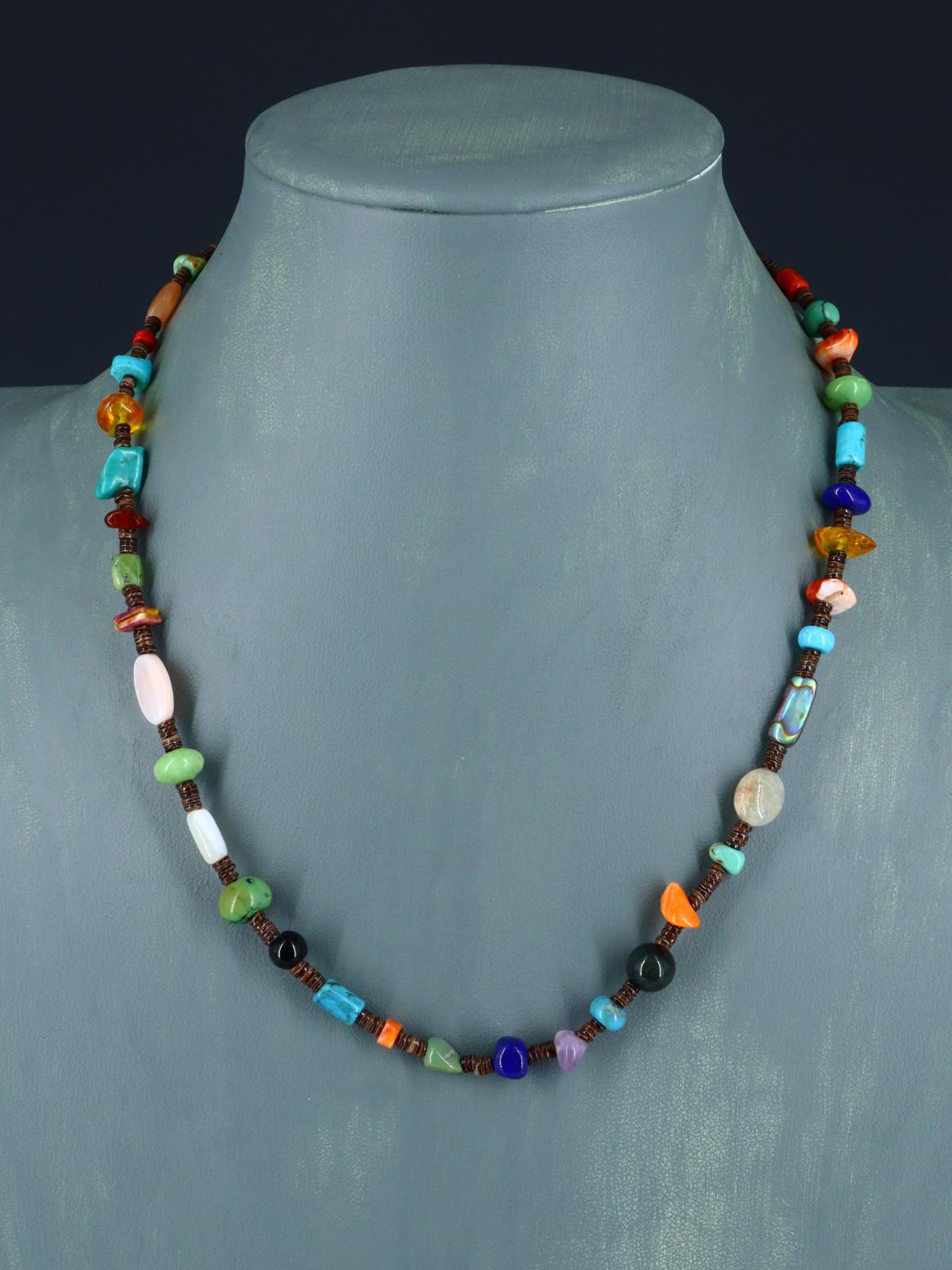 Native American Multistone Single Strand Necklace