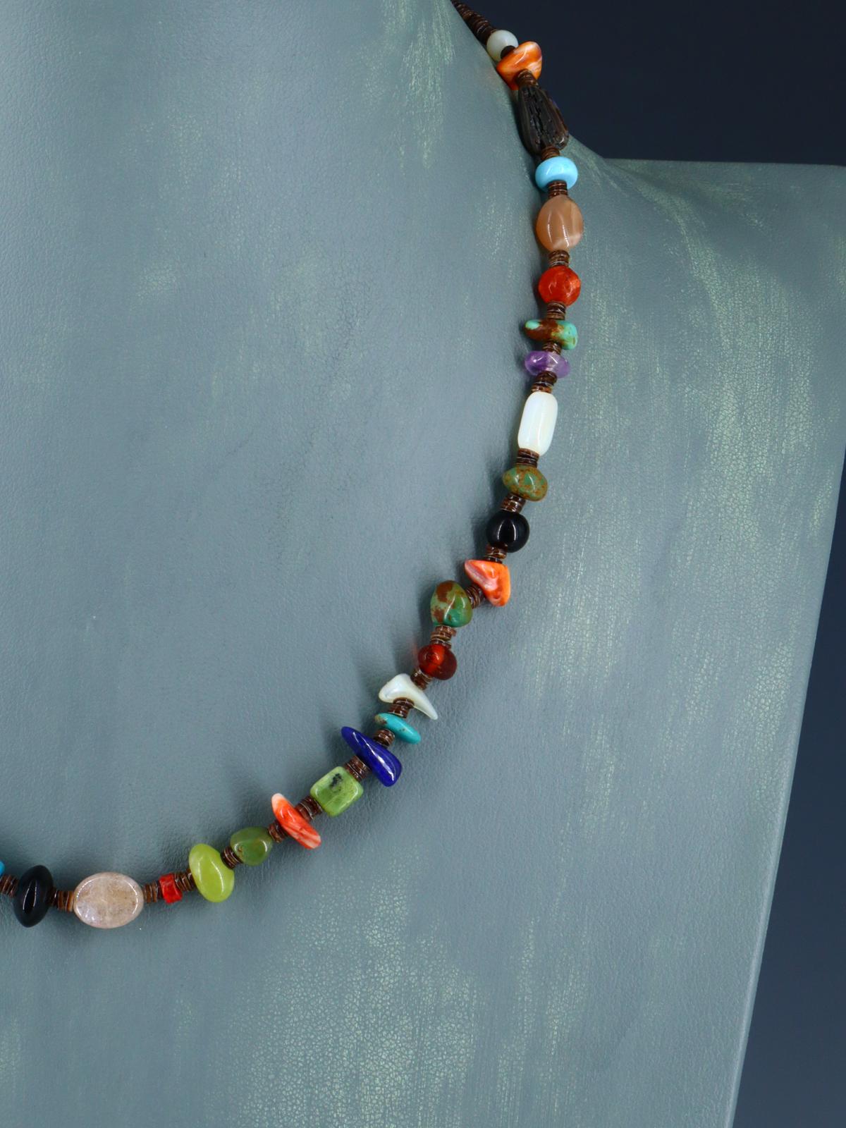 Native American Multistone Single Strand Necklace