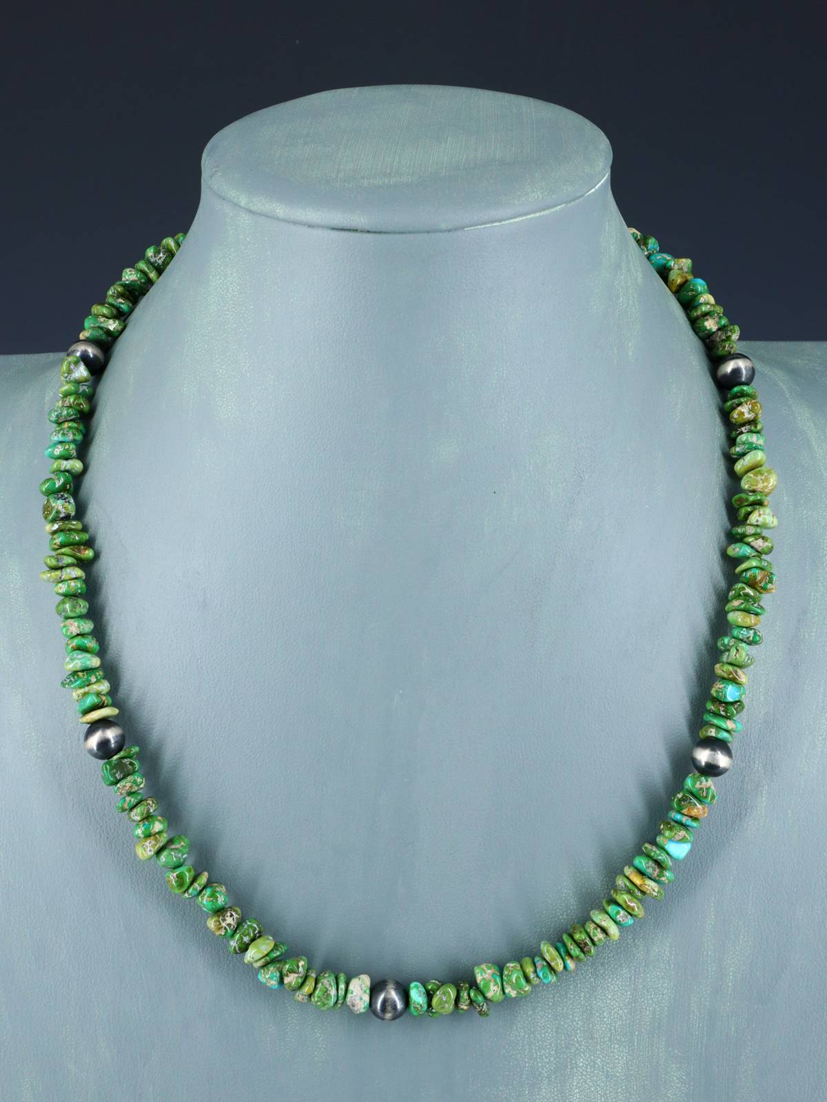 20" Single Strand Sonoran Gold Turquoise Necklace