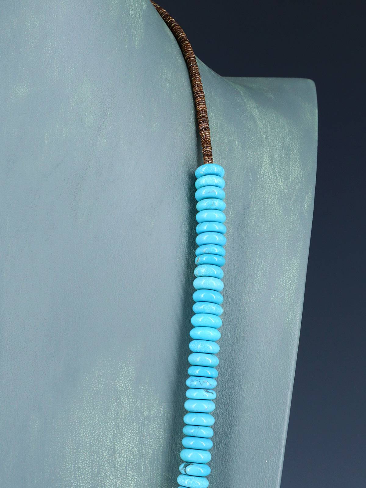 Native American Single Strand Turquoise Necklace