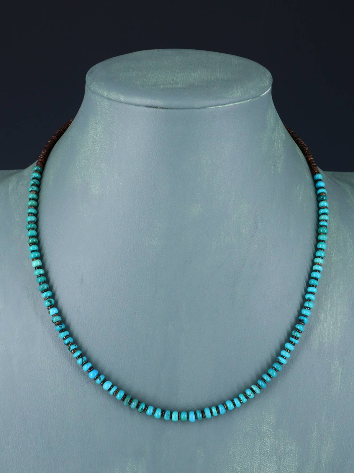 Bijoux amérindiens Collier améthyste et turquoise