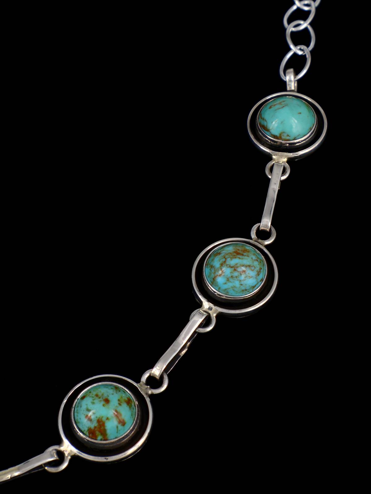 Joyería Nativa Americana Lone Mountain Collar Gargantilla Turquesa