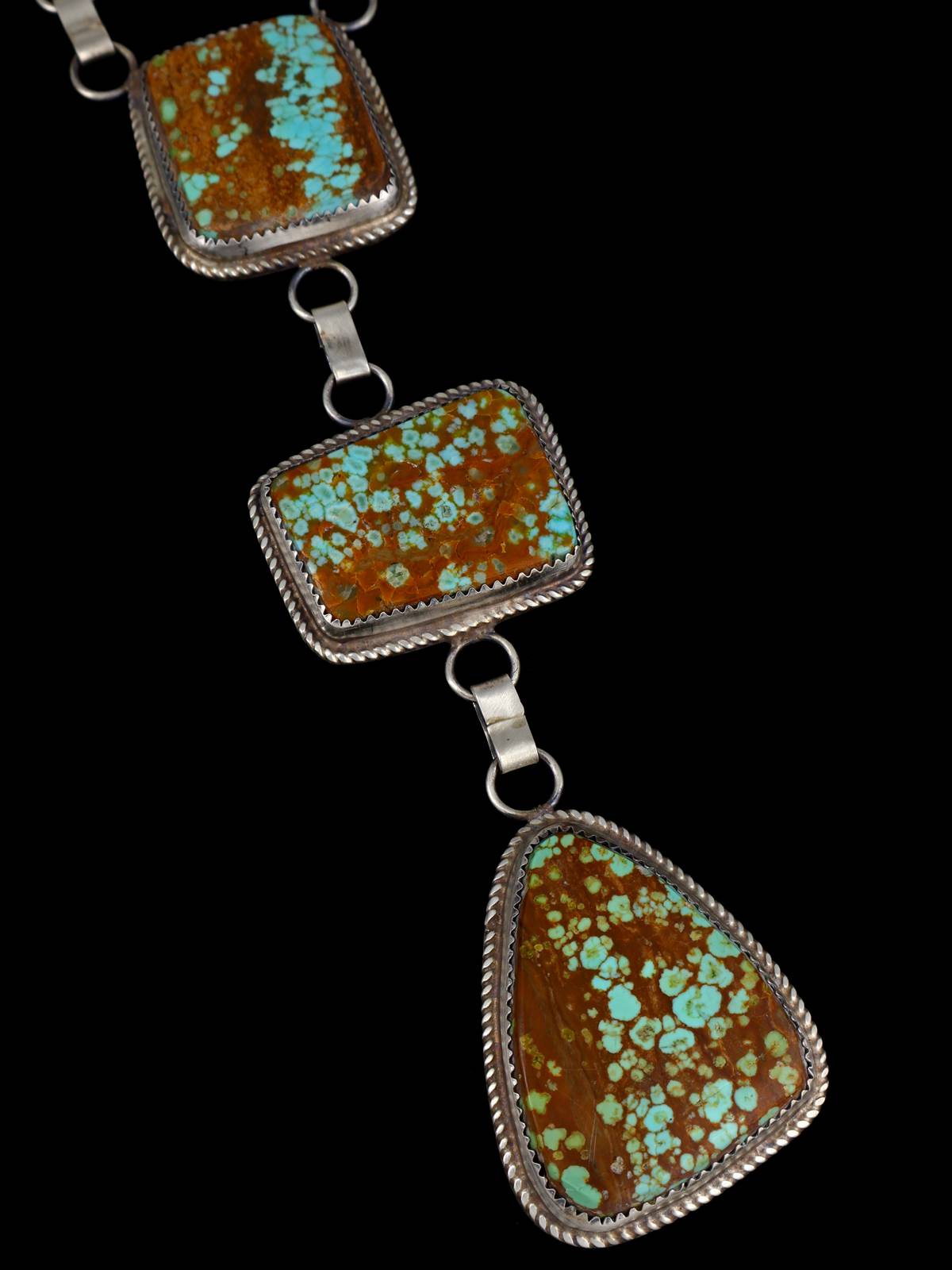 Native American Jewelry #8 Turquoise Lariat Necklace