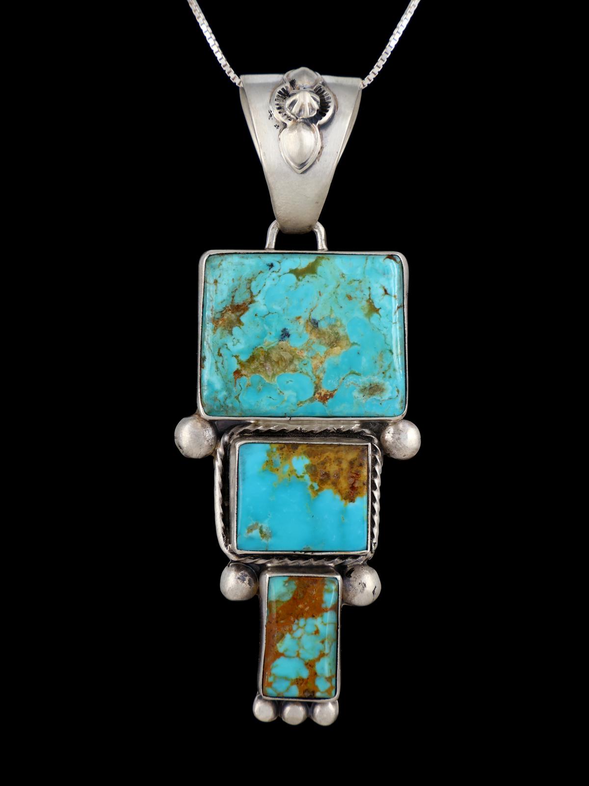 Sterling Silver Turquoise Pendant