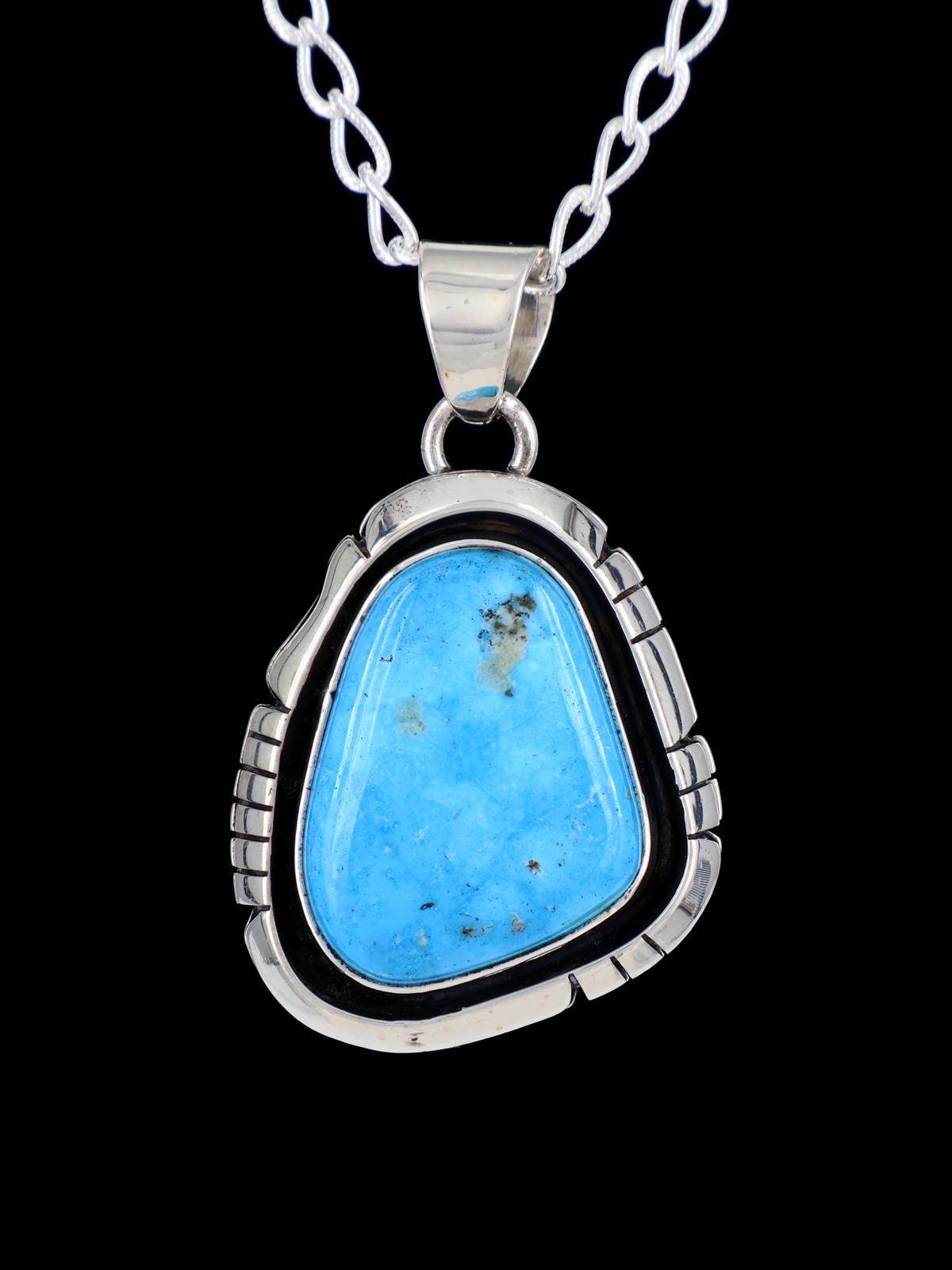 Native American Jewelry Turquoise Pendant - PuebloDirect.com