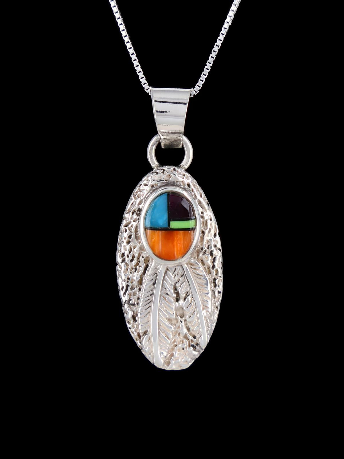 Native American Multistone Inlay Pendant