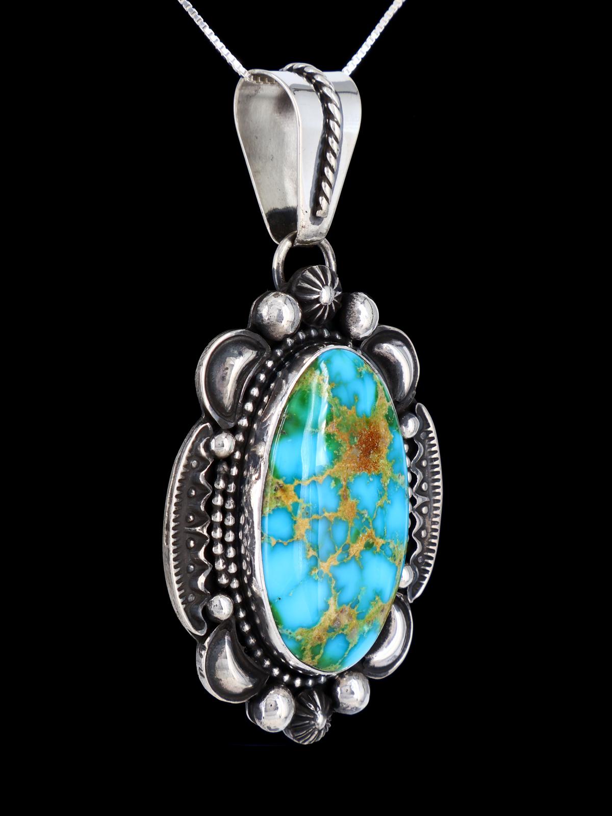 Native American Jewelry Royston Turquoise Pendant