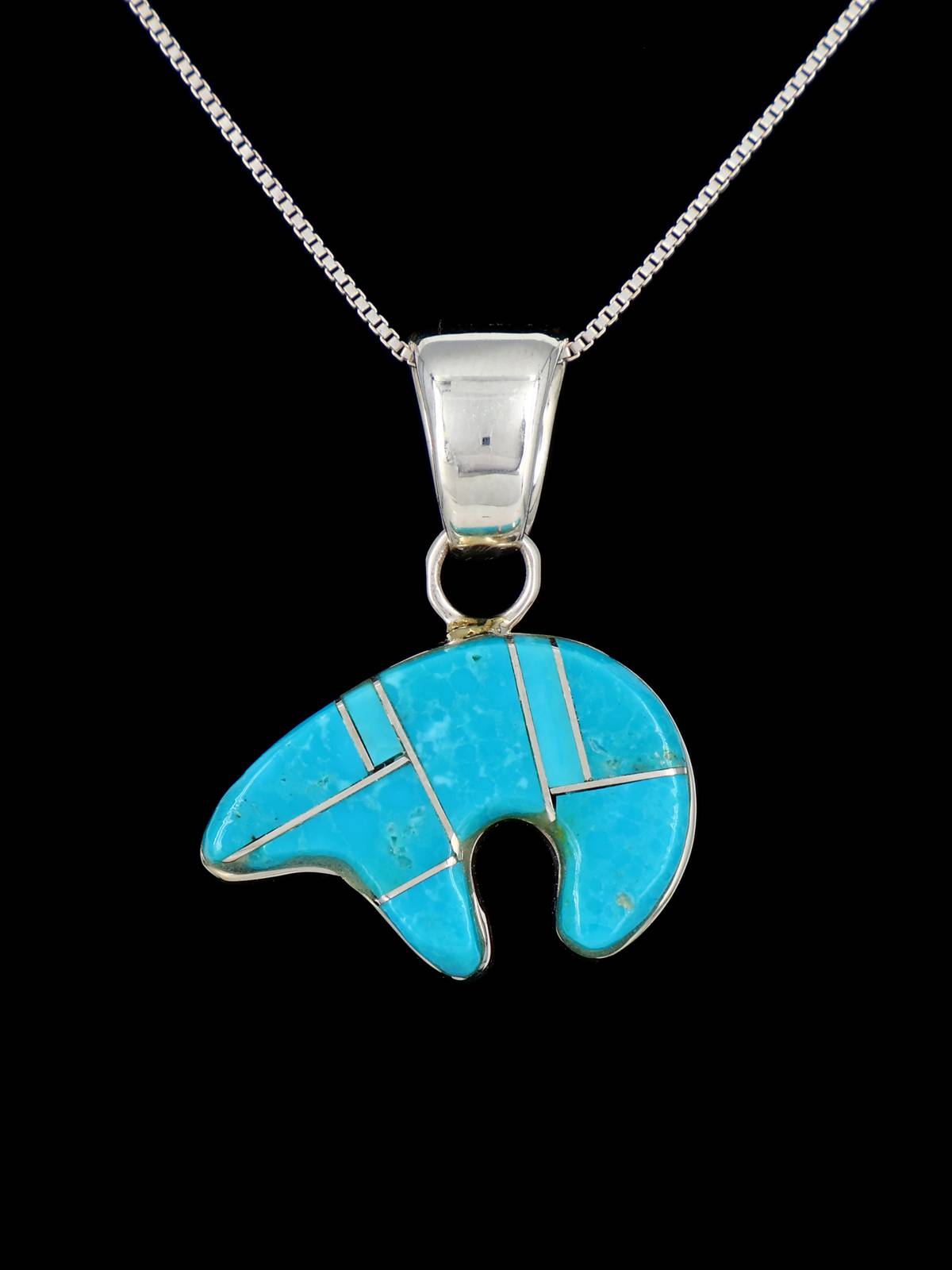Pendentif croix incrusté de pierres multiples Navajo