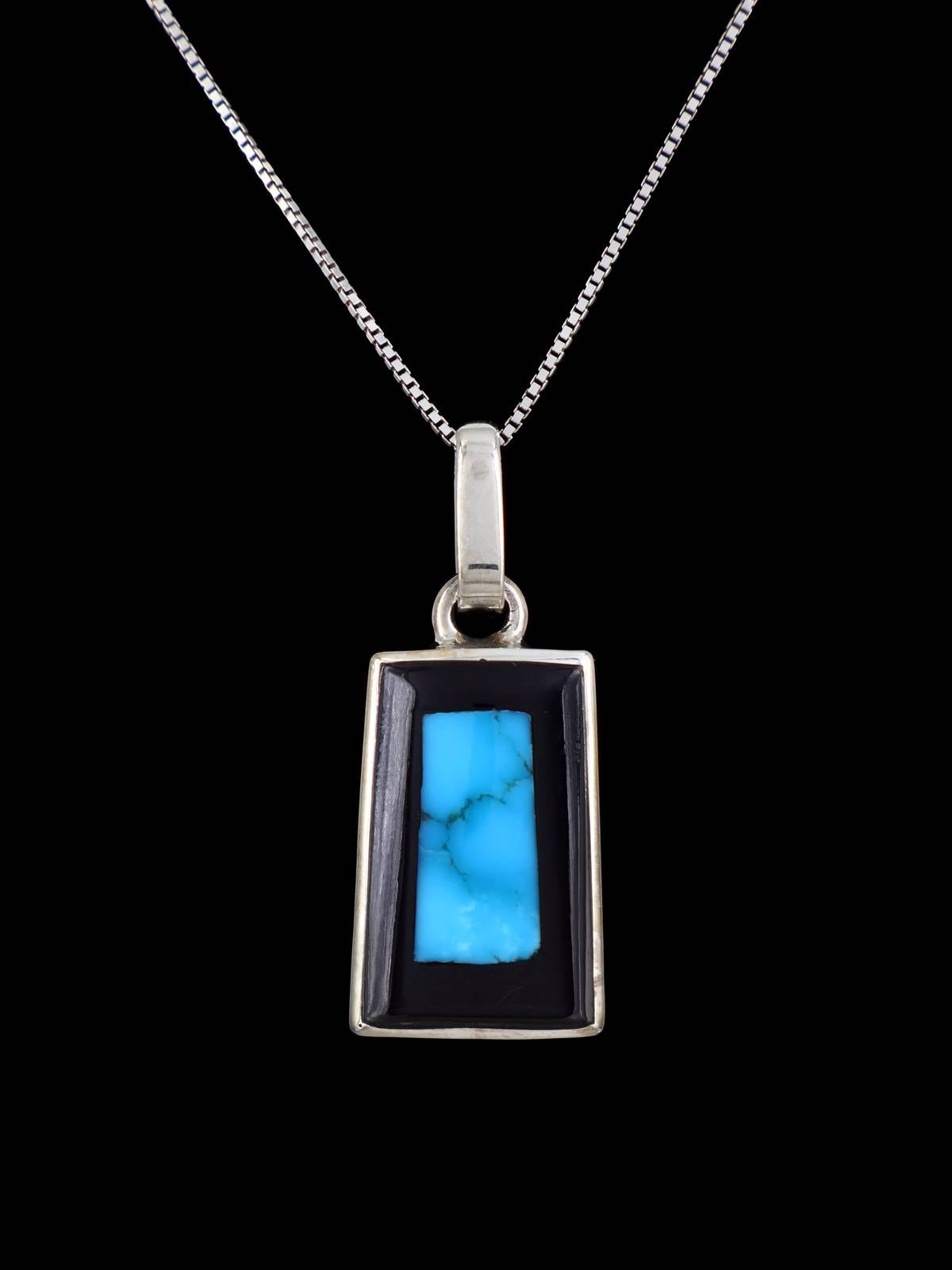 Colgante con incrustaciones de concha de Penn de joyería india nativa americana