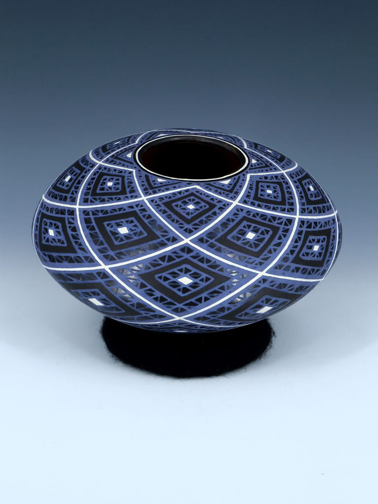 Mata Ortiz Hand Made Geometric Design Pottery - PuebloDirect.com