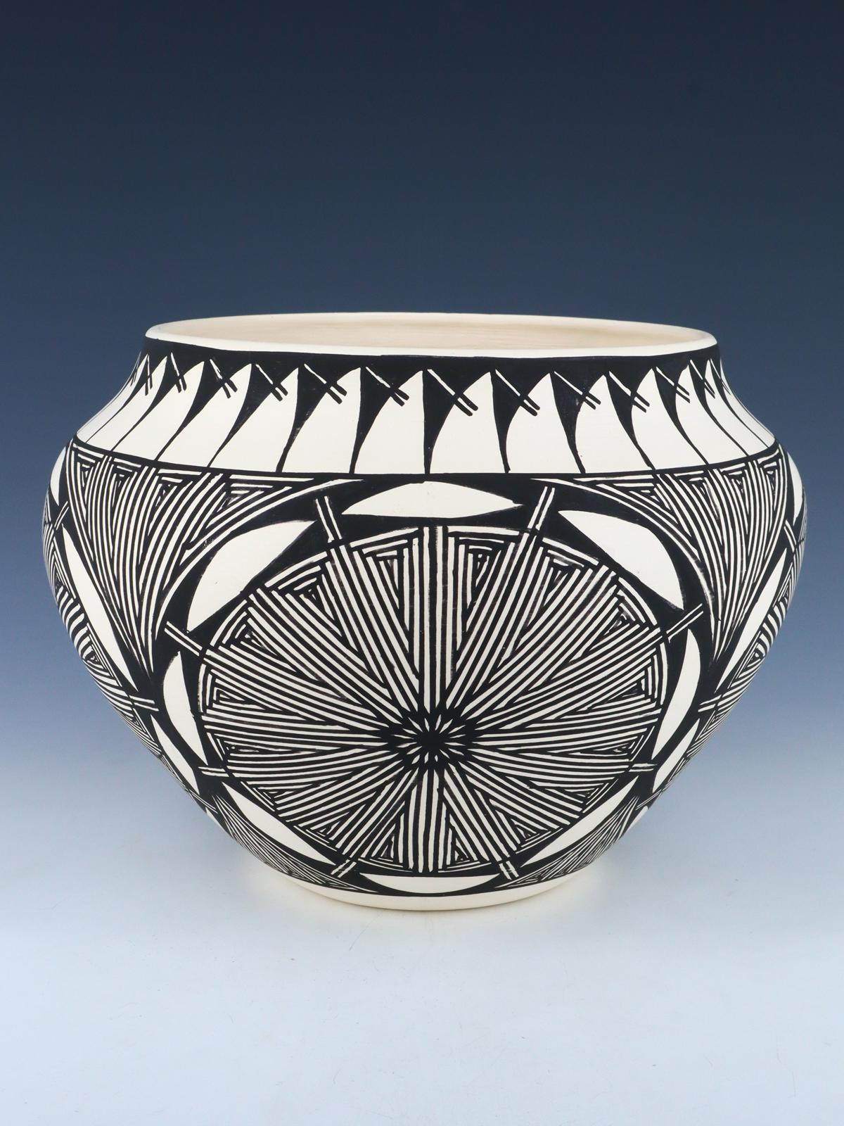 Cerámica pintada a mano de Acoma Pueblo