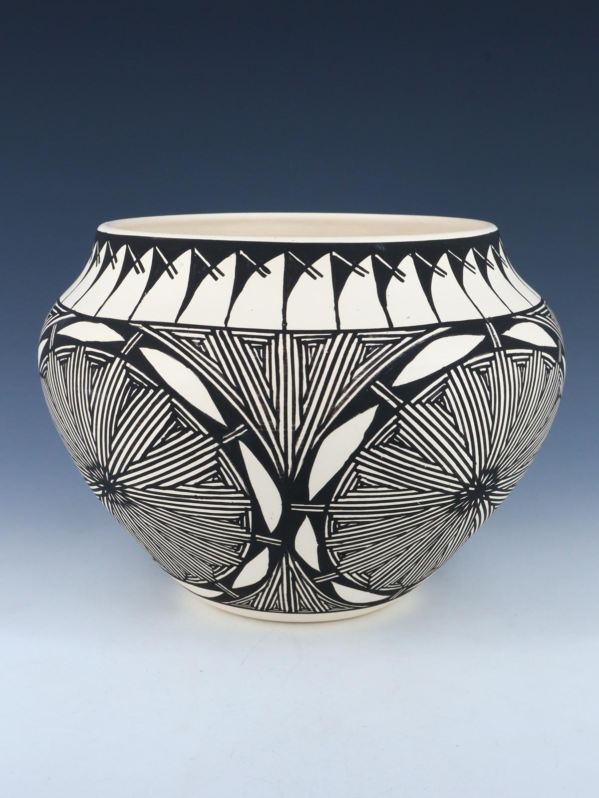 Cerámica pintada a mano de Acoma Pueblo