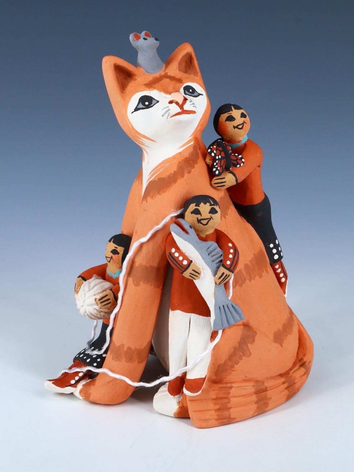 Jemez Pueblo Cat Storyteller