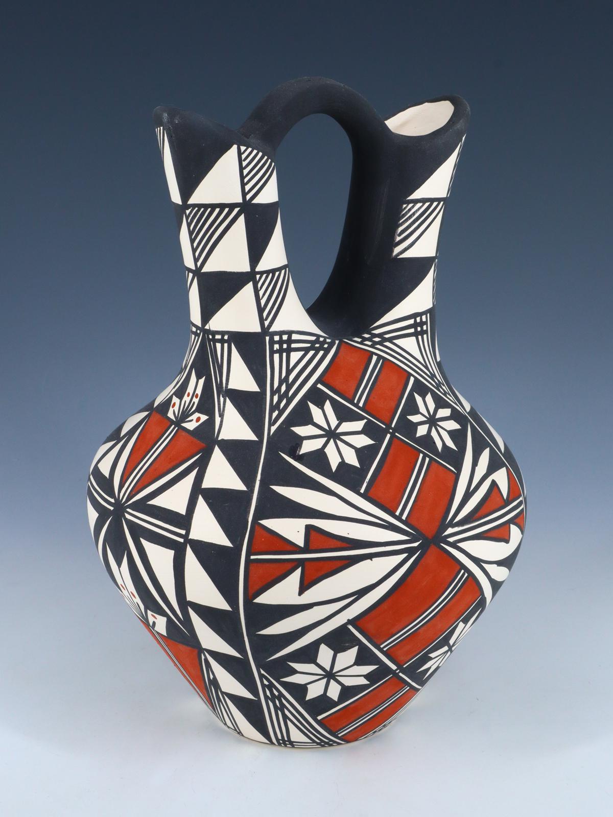 Acoma Pueblo Pottery Wedding Vase