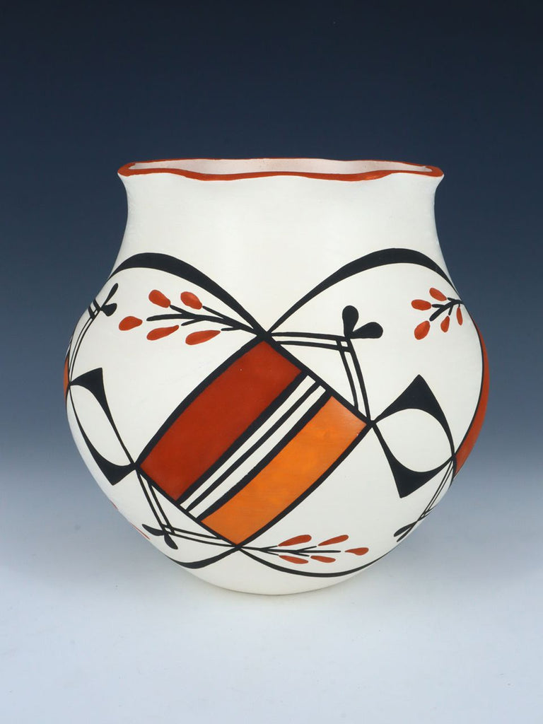 Acoma Pueblo Hand Coiled Pottery Bowl - PuebloDirect.com