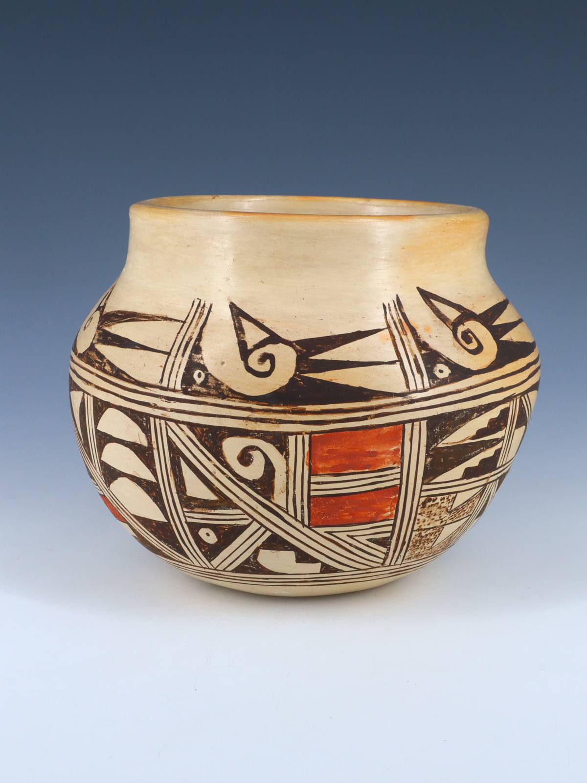 Vintage Estate Hopi Hand Coiled Pottery - PuebloDirect.com