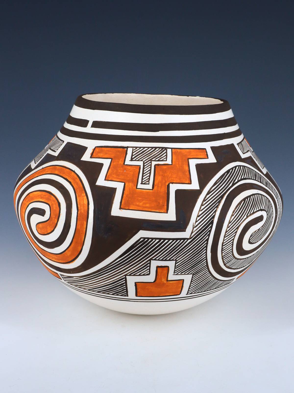 Laguna Pueblo Hand Coiled Pottery Olla - PuebloDirect.com