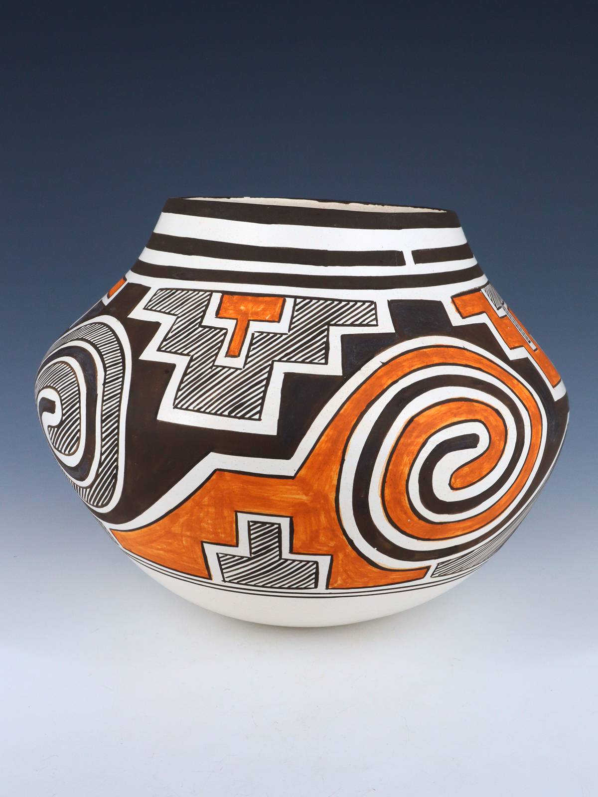 Laguna Pueblo Hand Coiled Pottery Olla - PuebloDirect.com