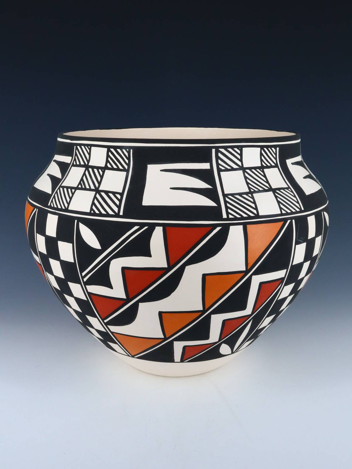 Acoma Pueblo Hand Painted Pottery - PuebloDirect.com