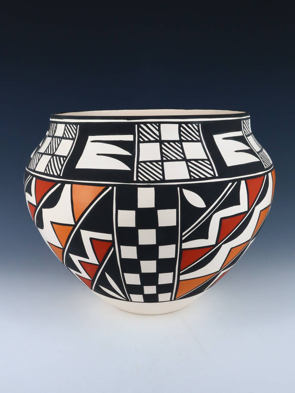 Acoma Pueblo Hand Painted Pottery - PuebloDirect.com