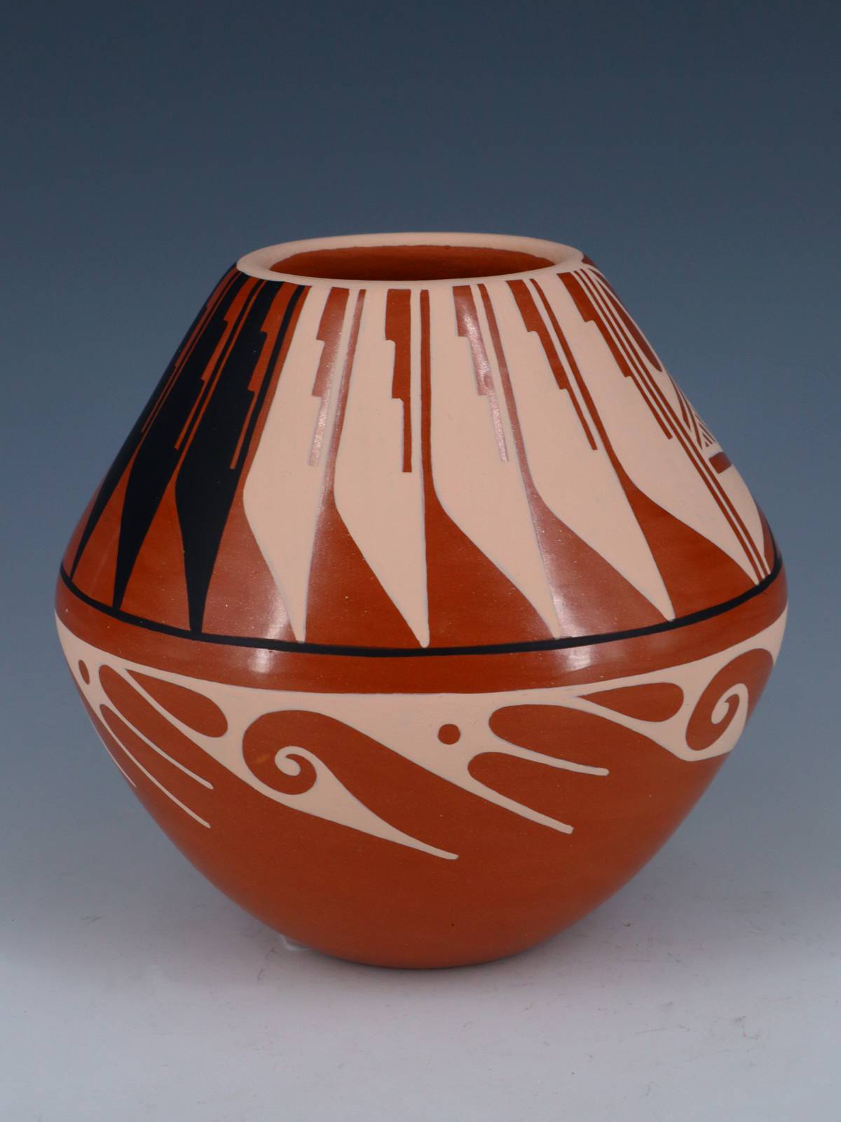 Handmade Geometric Jemez Pueblo Pottery - PuebloDirect.com
