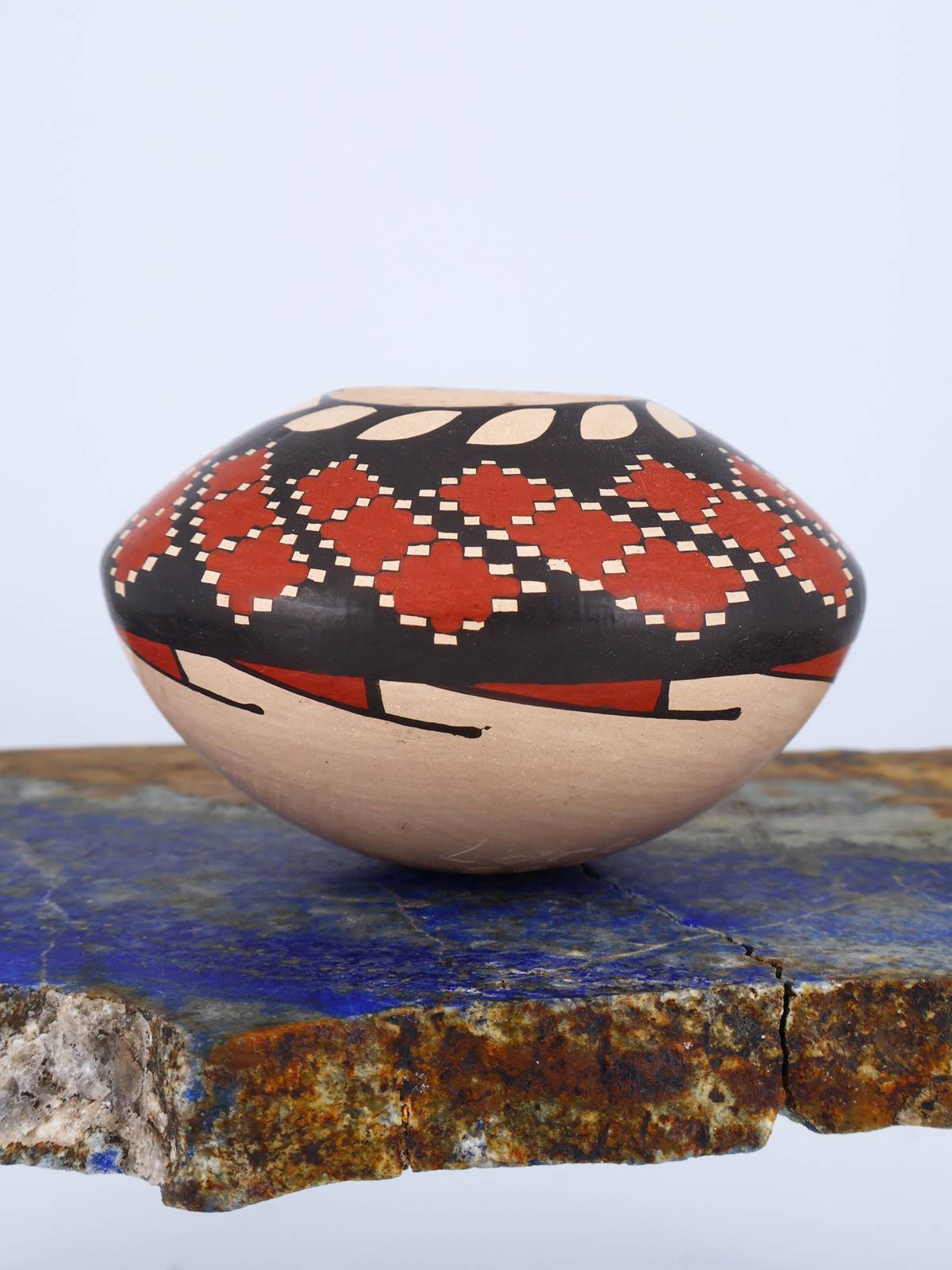 Mata Ortiz Hand Coiled Miniature Pottery Bowl S923 - PuebloDirect.com