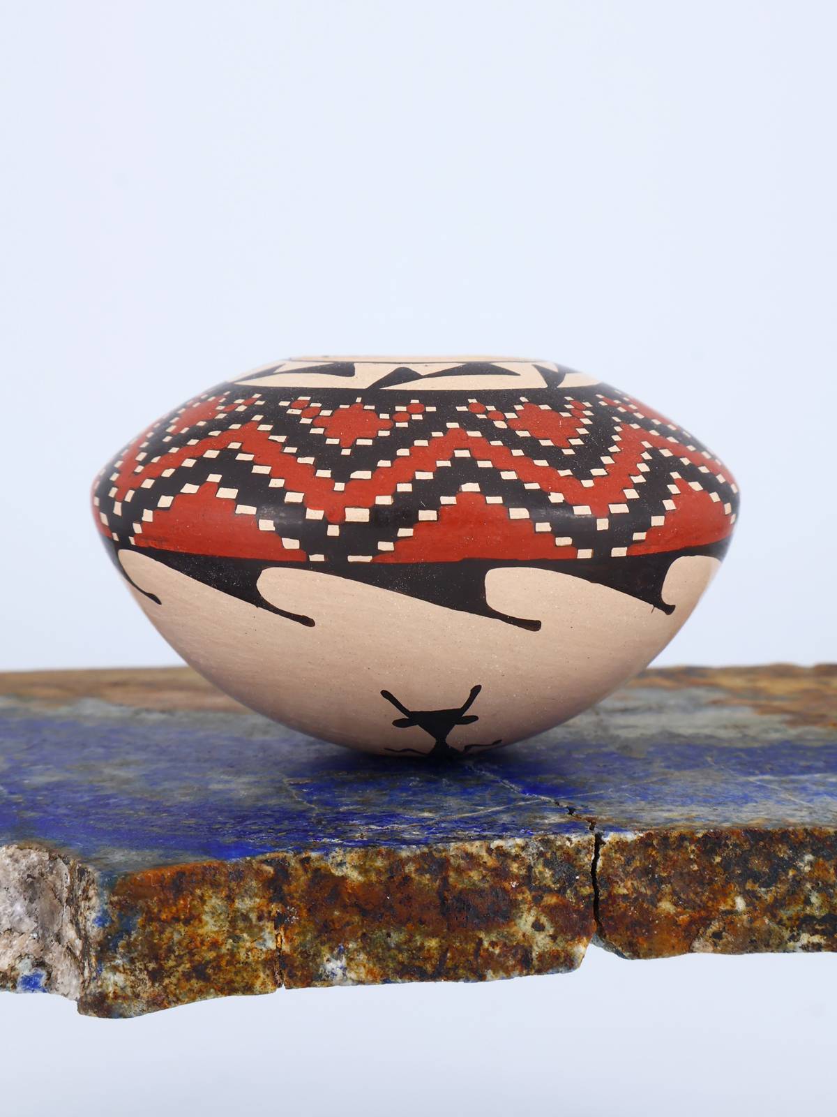 Mata Ortiz Hand Coiled Miniature Pottery Bowl S920 - PuebloDirect.com