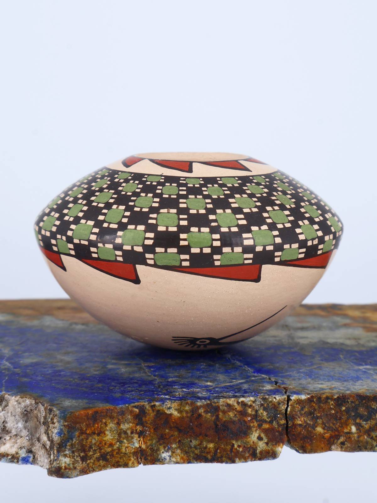 Mata Ortiz Hand Coiled Miniature Pottery Bowl S917 - PuebloDirect.com