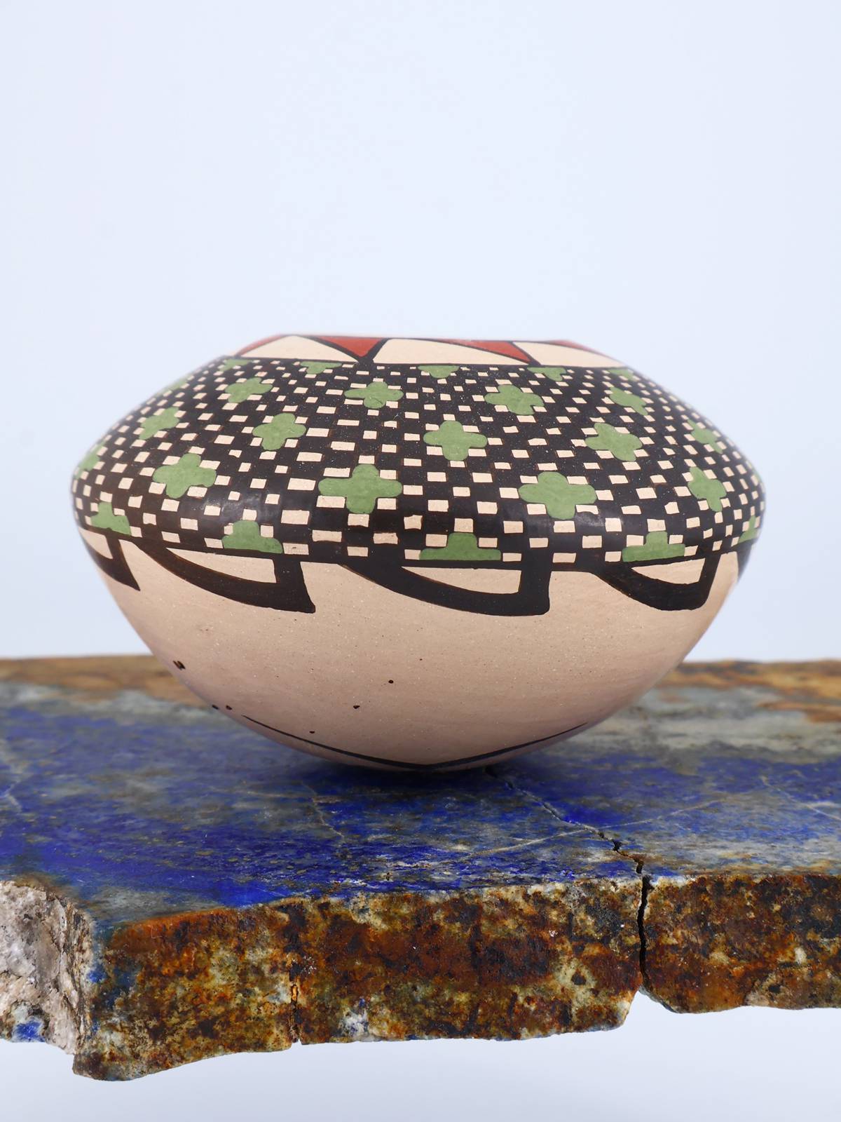 Mata Ortiz Hand Coiled Miniature Pottery Bowl S913 - PuebloDirect.com