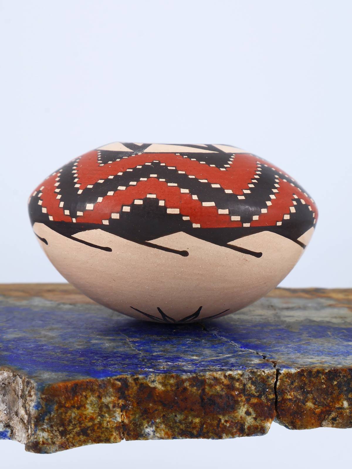Mata Ortiz Hand Coiled Miniature Pottery Bowl S907 - PuebloDirect.com