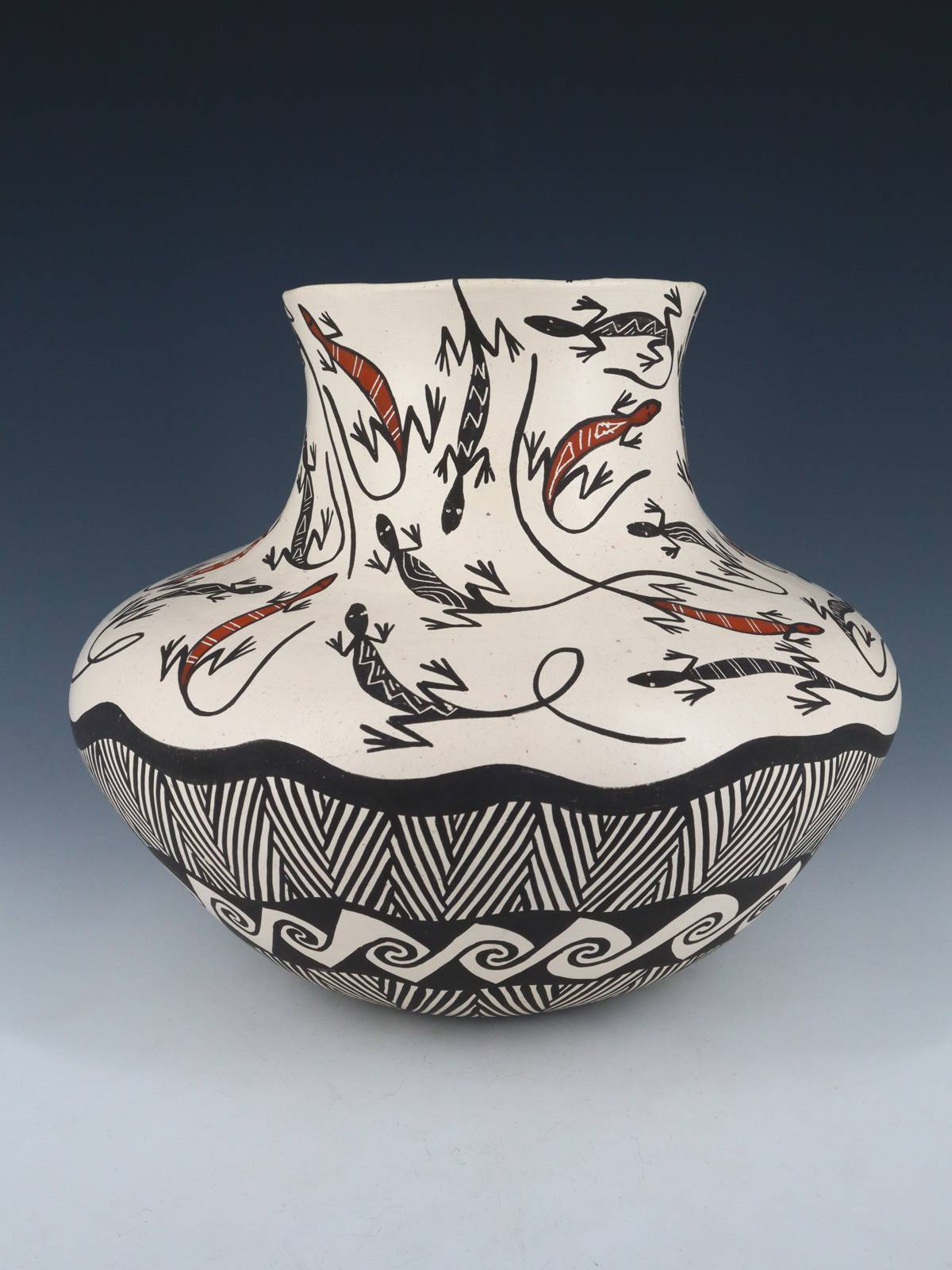 Acoma Pueblo Hand Painted Pottery - PuebloDirect.com