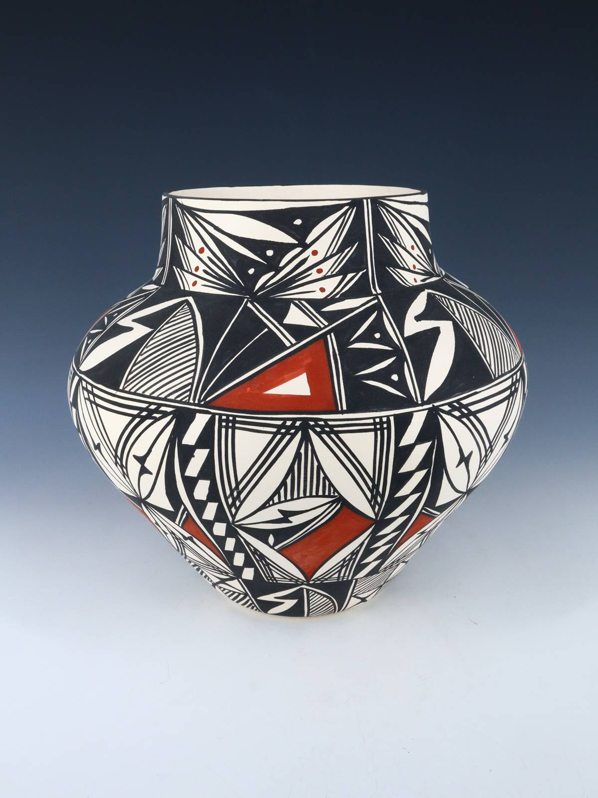 Acoma Pueblo Pottery Olla - PuebloDirect.com