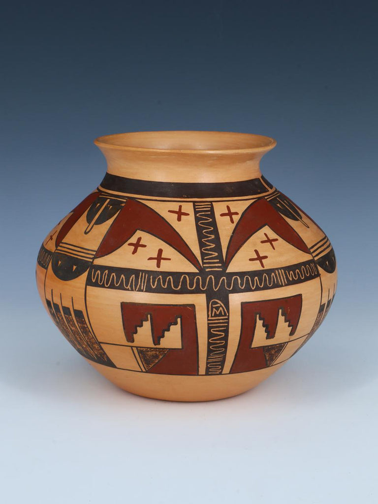 Hopi Pueblo Hand Coiled Pottery Olla - PuebloDirect.com