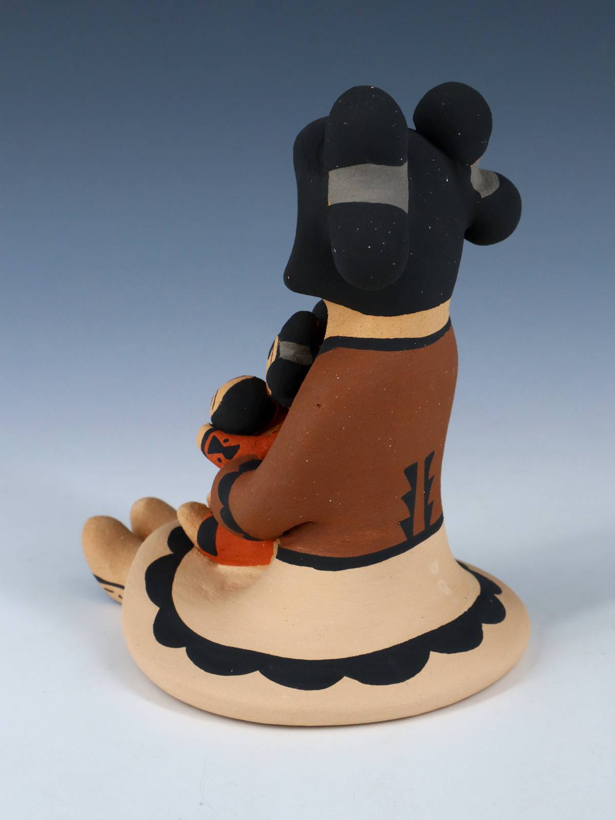 Jemez Pueblo Pottery Two Baby Storyteller Doll
