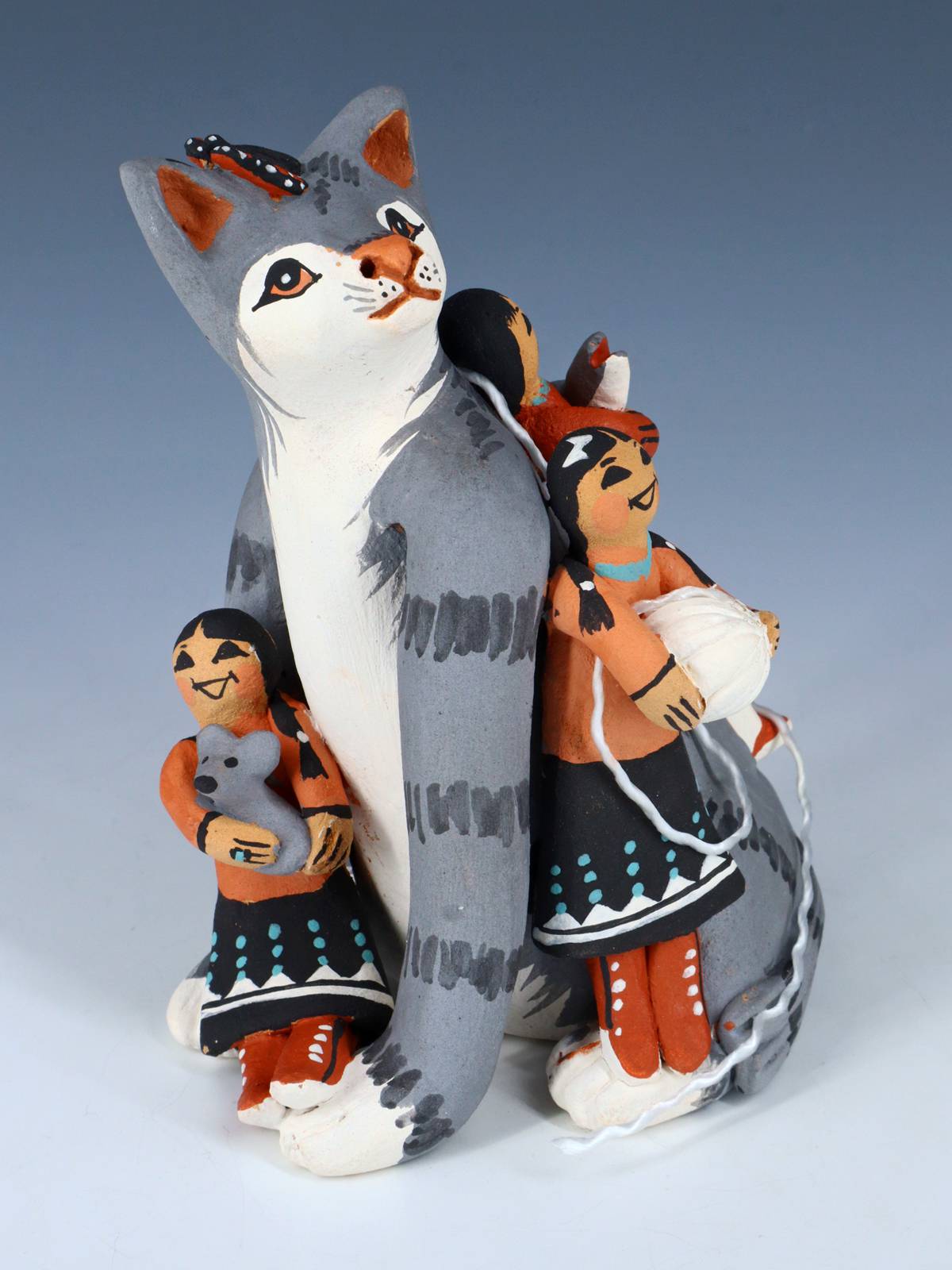 Jemez Pueblo Cat Storyteller